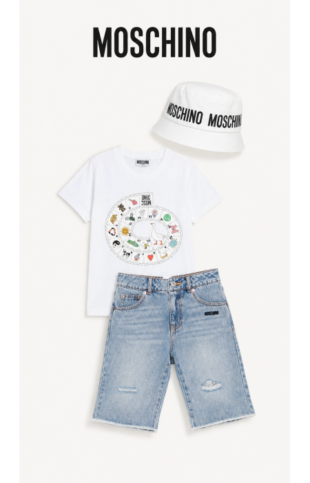 Дънки в светлосин цвят Moschino