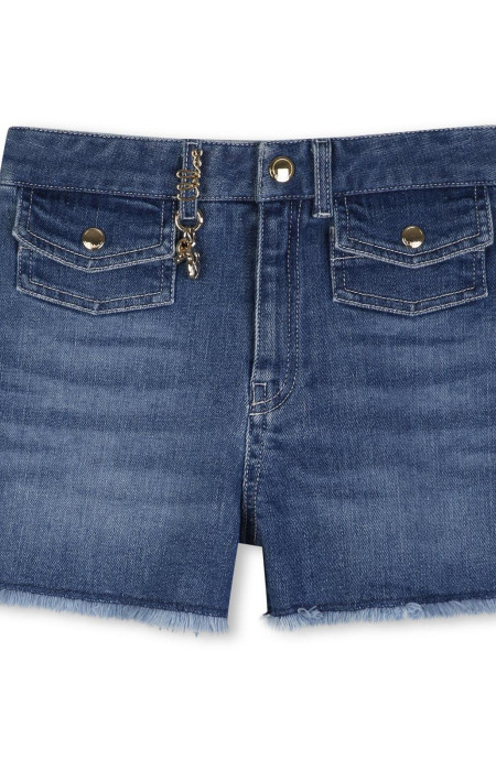 Къси дънки с златен аксцент Chloe Къси дънки с златен аксцент Chloe