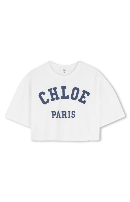  Блуза с лого в син цвят Chloe 