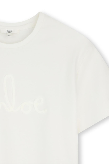 Тениска Chloe с релефно лого 