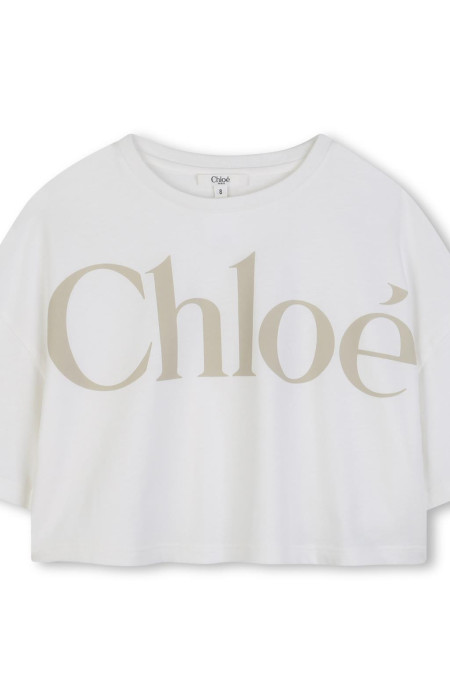 Къса блуза с лого Chloe