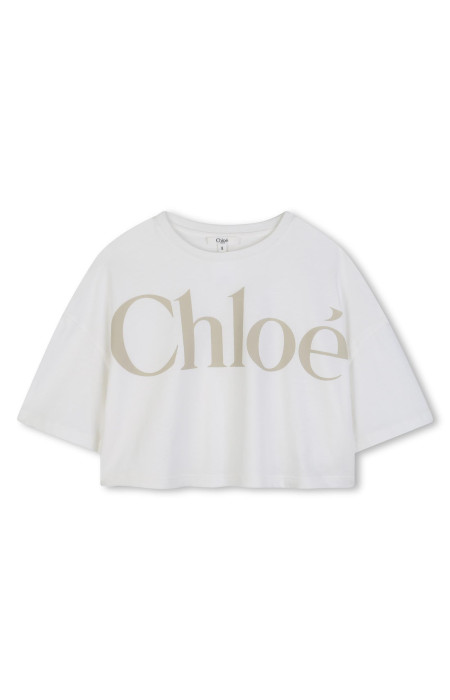 Къса блуза с лого Chloe