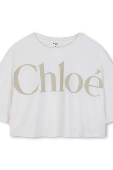 Къса блуза с лого Chloe