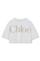 Къса блуза с лого Chloe