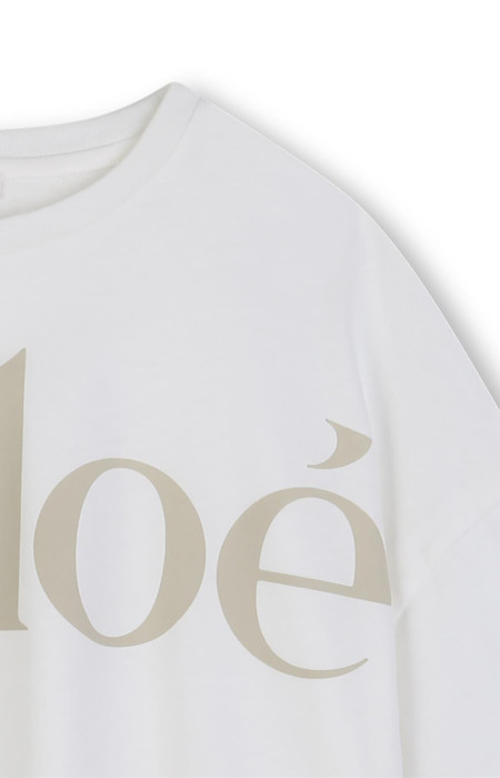 Къса блуза с лого Chloe