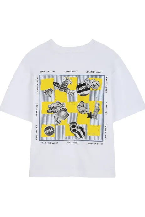 Тениска с принт на гърба Marc Jacobs 