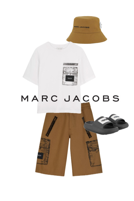 Къс панталон кафе Marc Jacobs 