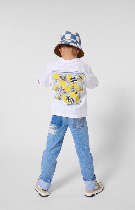 Тениска с принт на гърба Marc Jacobs