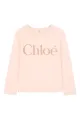 Тениска с надпис на бранда Chloe