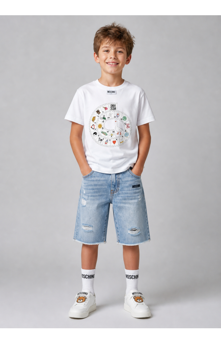 Дънки в светлосин цвят Moschino