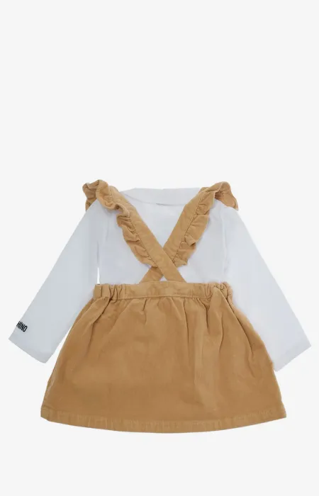 Комплект рокля с блуза Moschino Baby