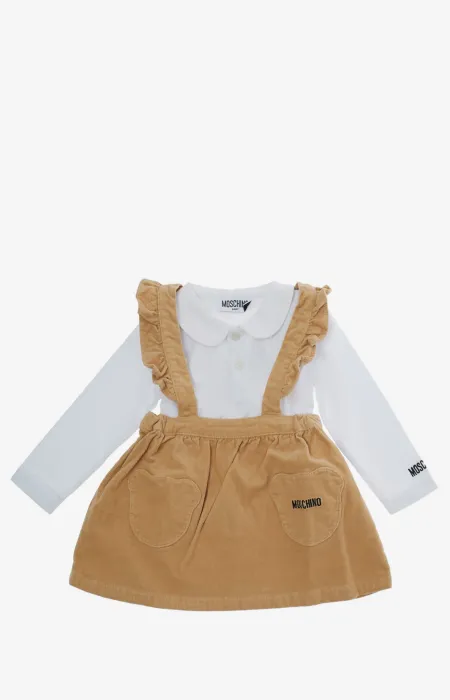 Комплект рокля с блуза Moschino Baby