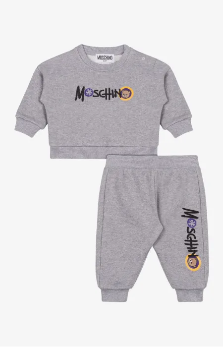 Комплект в сиво Moschino Baby