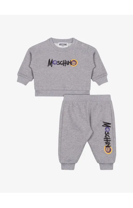 Комплект в сиво Moschino Baby