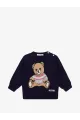 Блуза Moschino Baby в тъмно син цвят
