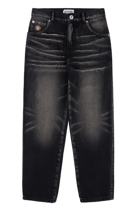 Дънки в черен цвят Moschino