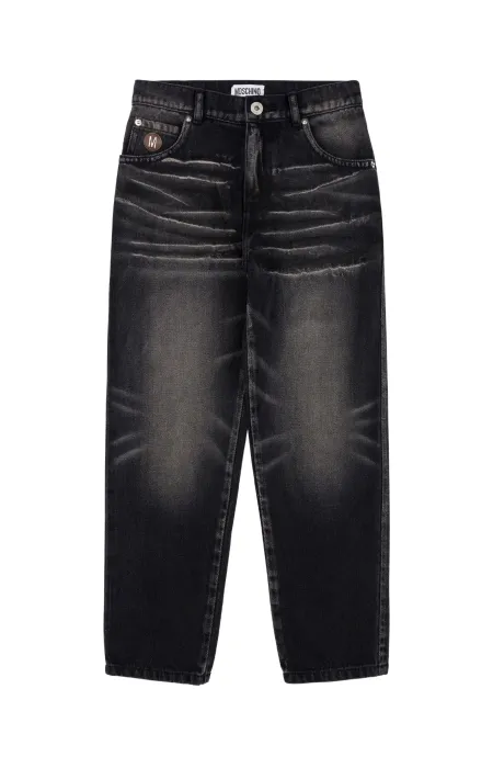 Дънки в черен цвят Moschino