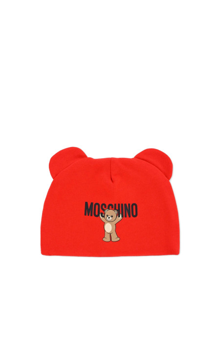 Шапка в червено Moschino 