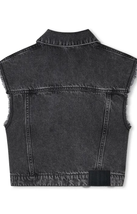 Елек с акценти от кристални цветя Елек с акценти от кристални цветя