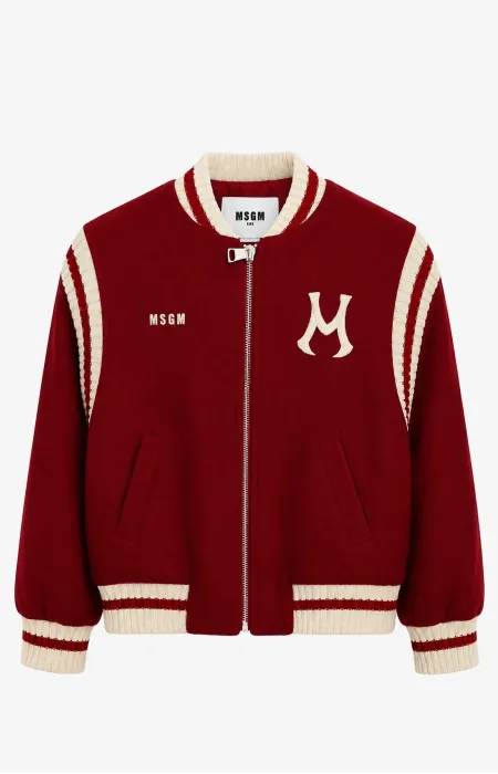 Бомбер MSGM в червено