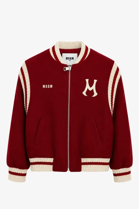Бомбер MSGM в червено