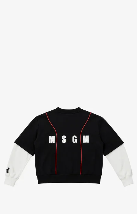Блуза MSGM с двоен ръкав