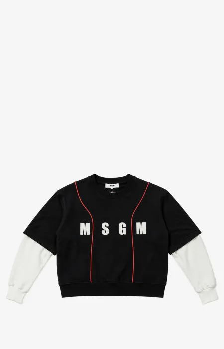 Блуза MSGM с двоен ръкав