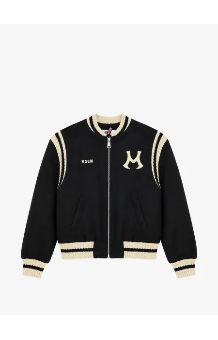 Бомбер MSGM в черно